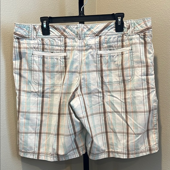 Mossimo Supply Co Brown and Blue Flat Front Shorts - Picture 3 of 3